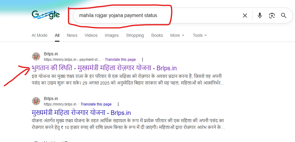 bihra-mahila-rojgar-yojna-status-cheak